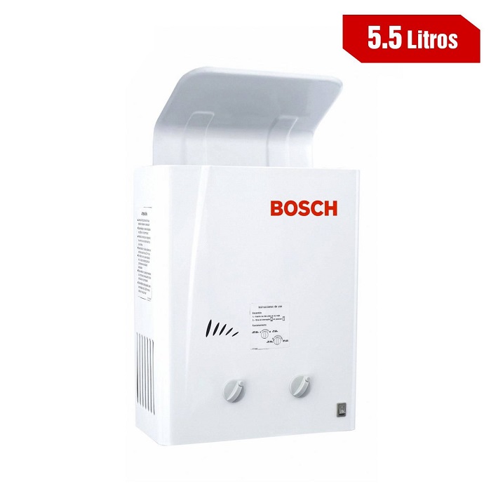 Calentador de Agua 5.5 Litros de Paso a Gas Natural