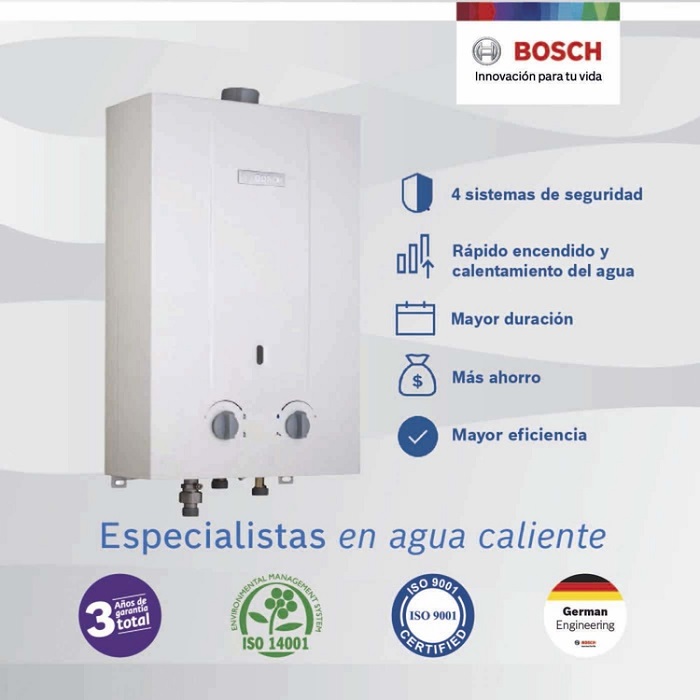 Calentador de Paso BOSCH 6LTS4