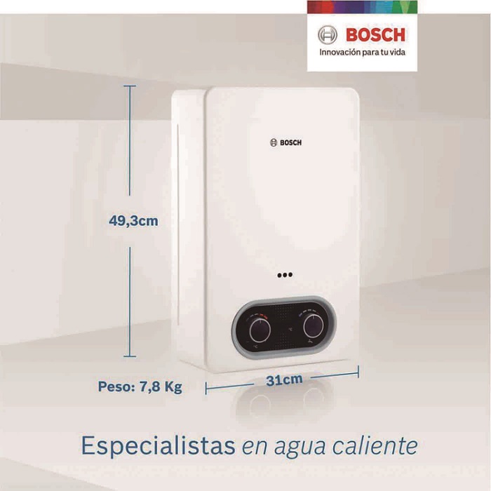 Calentador de Paso BOSCH 6LTSA2